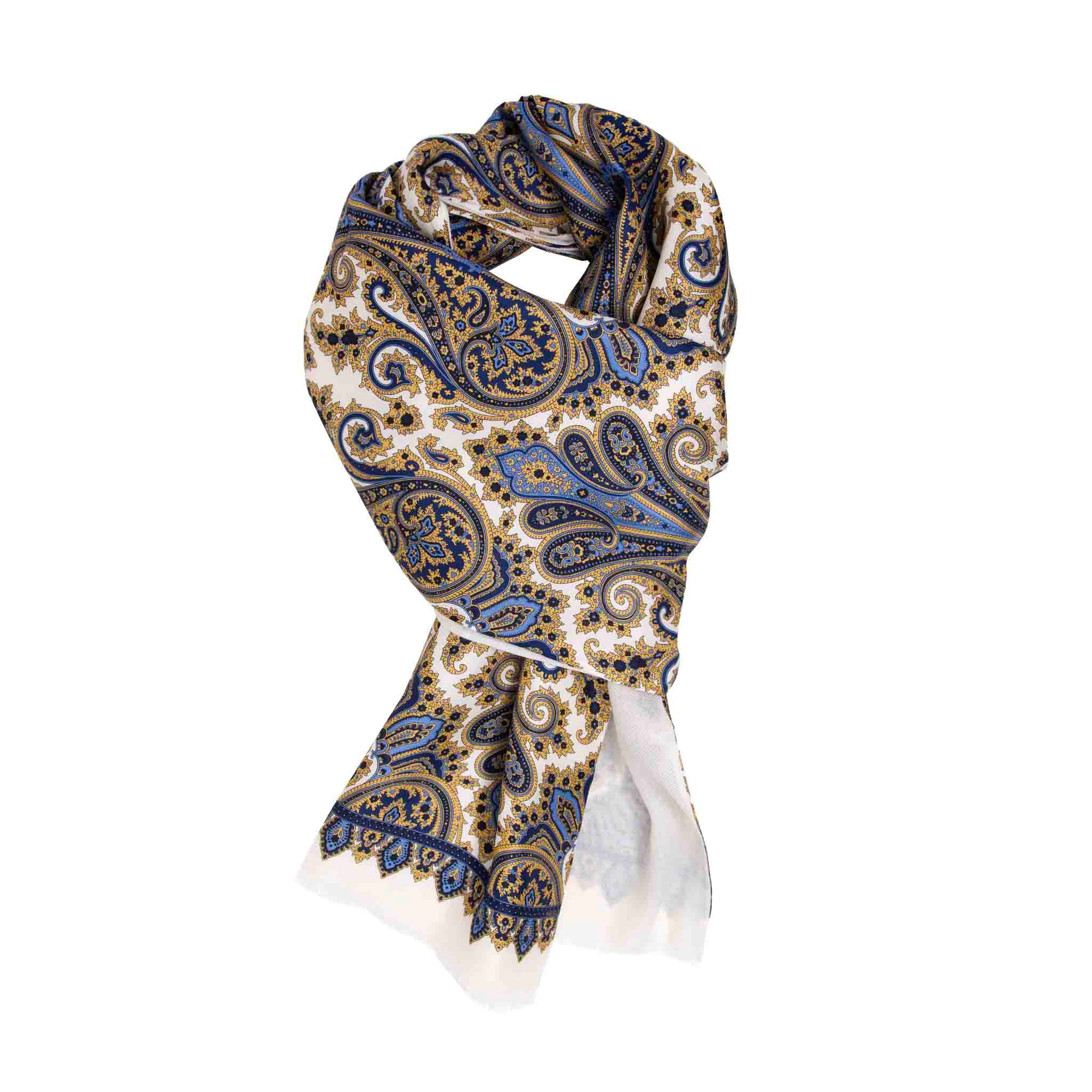 Paisley Desenli İpek Eşarp